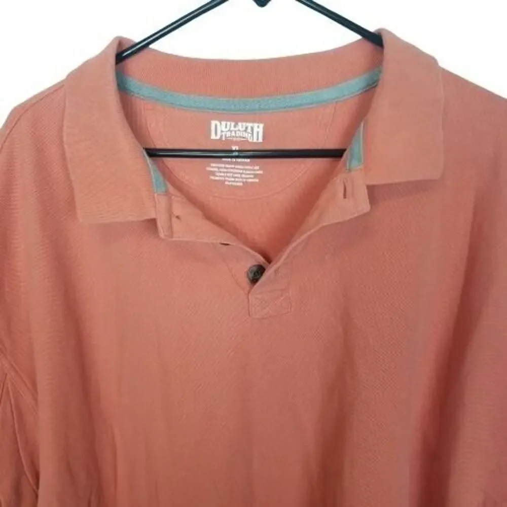 Duluth Trading Co Mens Polo Shirt Size XL Cotton Breathable Minimalist Gorpcore